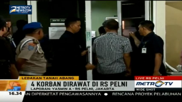 Korban Ledakan Tanah Abang Dirujuk ke RS Polri 