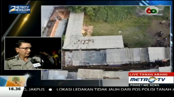Inilah Hasil Olah TKP Ledakan di Tanah Abang