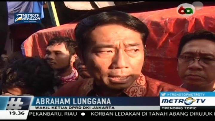 Haji Lulung Datangi Lokasi Ledakan Tanah Abang