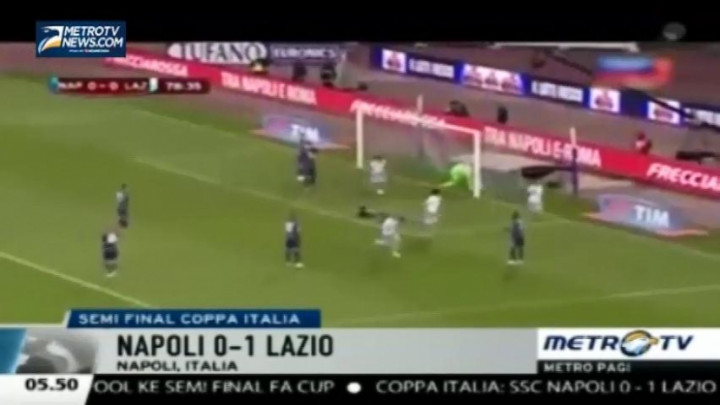 Lazio Melaju ke Babak Final Coppa Italia, Taklukan Napoli 1-0