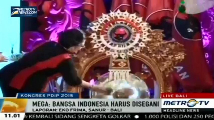 Kongres Ke-4 PDI Perjuangan Resmi Dibuka 