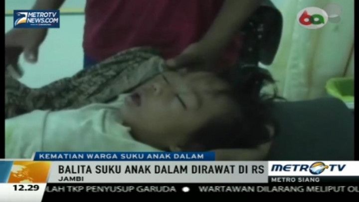 Sesak Napas, Seorang Balita Suku Anak Dalam Dilarikan ke RS