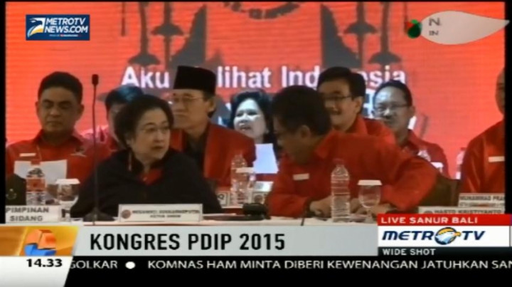 Kongres PDIP Menunggu Laporan Pertanggungjawaban Mega
