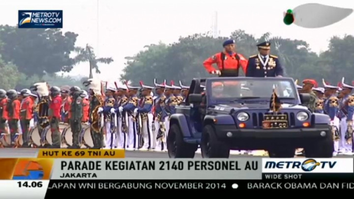 TNI AU Gelar Upacara, Parade dan Defile di HUT ke-69