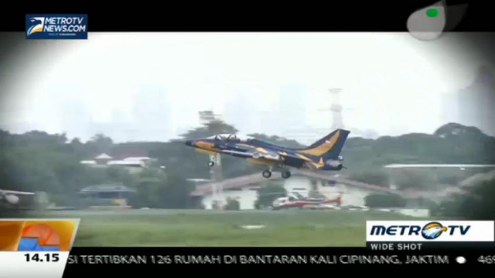 T-50 Golden Eagle Ikut Meriahkan HUT TNI AU ke-69