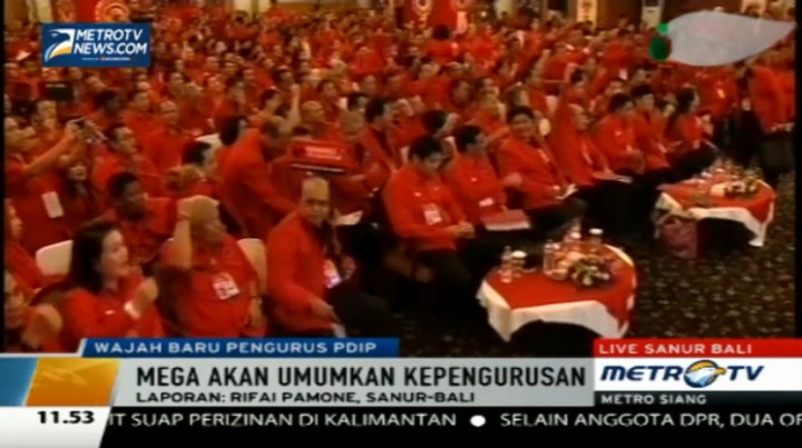 Megawati Siapkan Susunan Pengurus DPP PDIP 