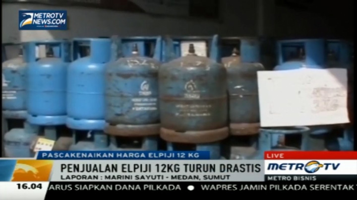 Penjualan Elpiji 12Kg di Tebing Tinggi Turun Hingga 80 Persen 