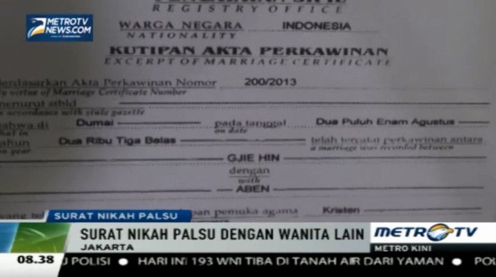 Surat Nikah Dipalsukan, Istri dan Anak Terancam Kehilangan Warisan