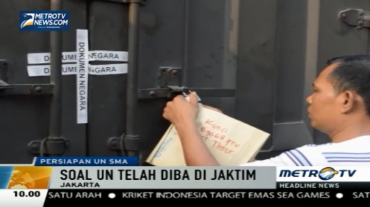 Soal UN SMA Telah Tiba di Jakarta Timur