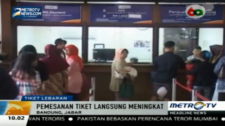 Tiket KA Arus Balik Lebaran Dijual Mulai 20 April