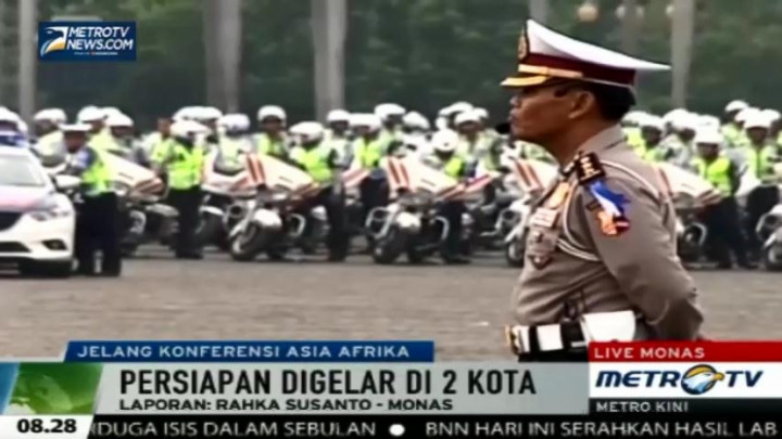 Polantas Mabes Polri Gelar Apel Kesiapan Pengamanan KAA