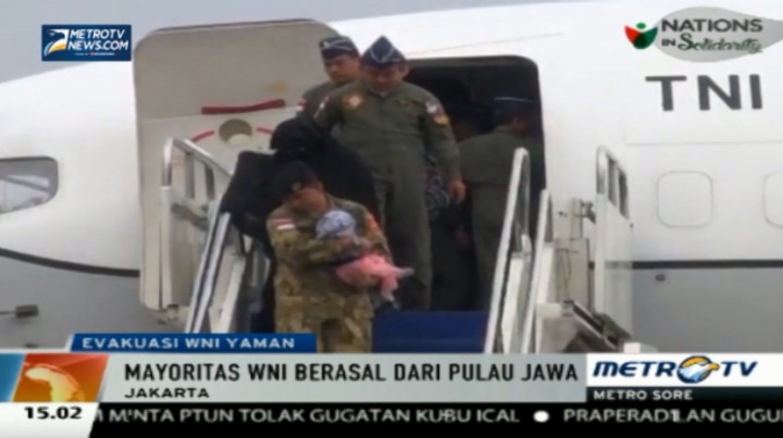 Hari Ini, 91 WNI dari Yaman Tiba di Indonesia