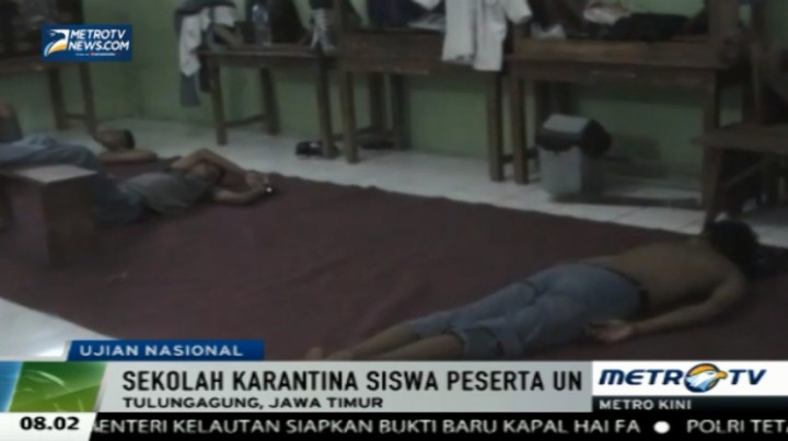 Ujian Nasional, Sekolah Ini Karantina Puluhan Siswanya