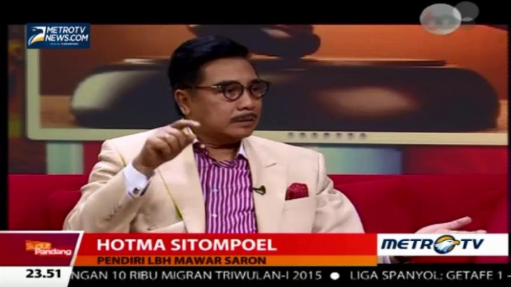 Hukum Tajam ke Bawah, Hotma Sitompoel: Pengacara juga Salah