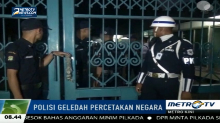 Soal UN Bocor, Polisi Geledah Percetakan Negara