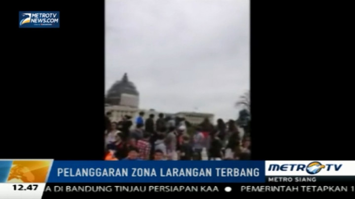 Seorang Warga Nekat Daratkan Helikopter Kecil di US Capitol