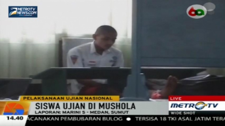 Gara-gara Patah Kaki, Siswa Ini Terpaksa Ujian di Mushola