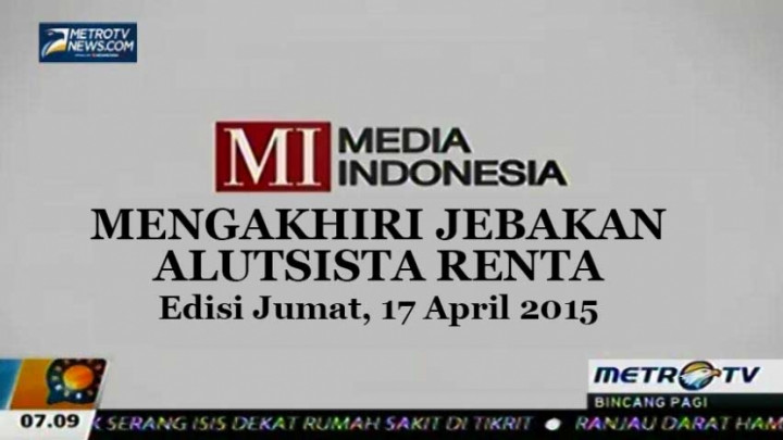 Mengakhiri Jebakan Alutsista Renta