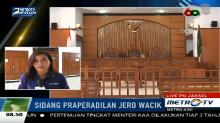 Jero Wacik Hadiri Sidang Praperadilan Perdana di PN Jaksel 