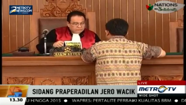 Sidang Praperadilan, Jero Wacik Minta Pemulihan Nama Baik
