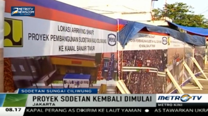 Sodetan Ciliwung Dilanjutkan, Jalan Otista III akan Ditutup 