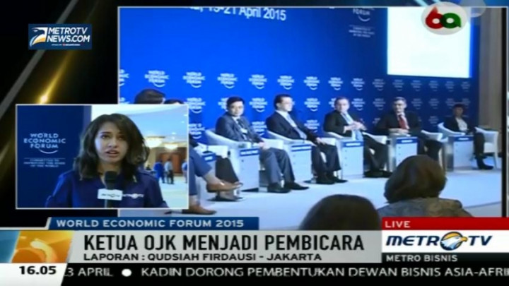 OJK Paparkan Kendala Investasi di World Economic Forum 2015