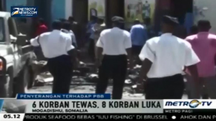 Sebuah Bom Hancurkan Bus, Enam Pekerja PBB Tewas