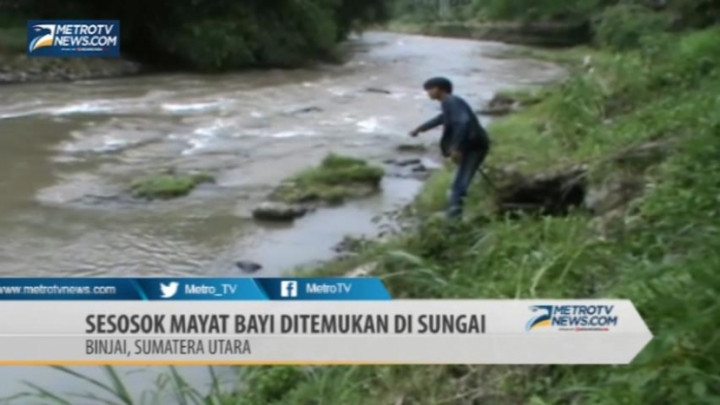 Mayat Bayi Hasil Aborsi Ditemukan di Aliran Sungai Binjai