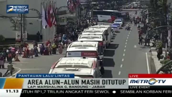 Pemkot Bandung Gelar Simulasi Kedatangan Delegasi KAA