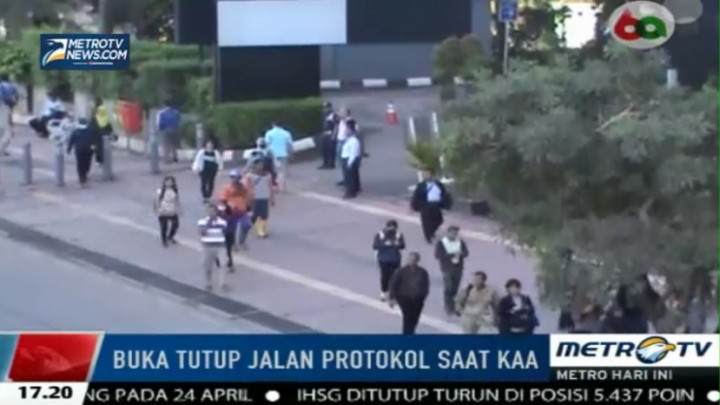 Banyak Warga yang Tidak Tahu Tentang Penutupan Jalan Selama KAA