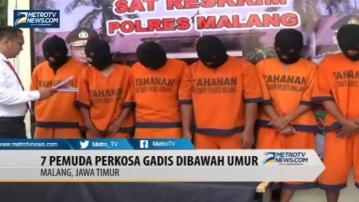 Mabuk, Tujuh Pemuda Perkosa Gadis di Bawah Umur