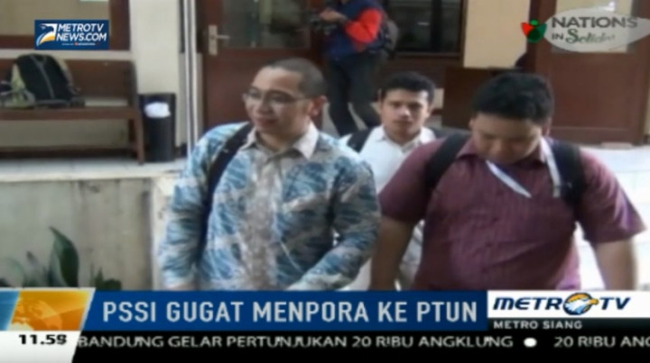 Dibekukan, PSSI Gugat Menpora ke PTUN 