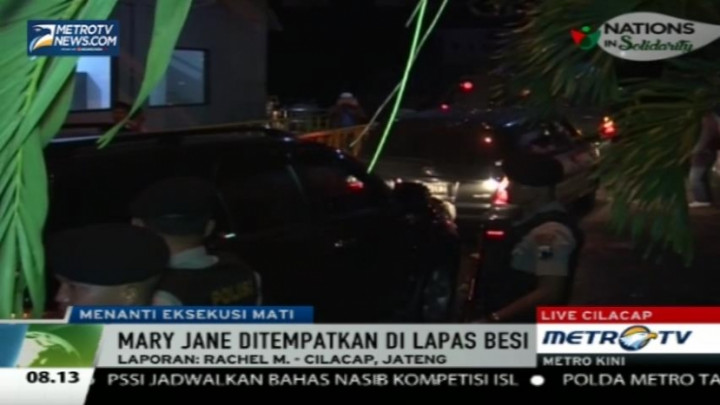 Terpidana Mati Mary Jane Tiba di Nusakambangan