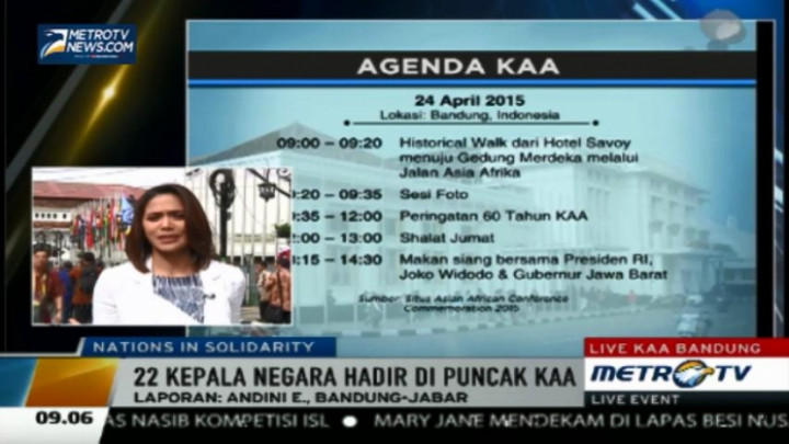 Ini Susunan Acara Puncak KAA di Bandung 