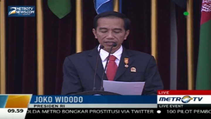 Pidato Jokowi di KAA Gelorakan Semangat Bandung