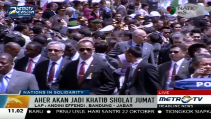 Aher Jadi Khatib Shalat Jumat Para Delegasi KAA
