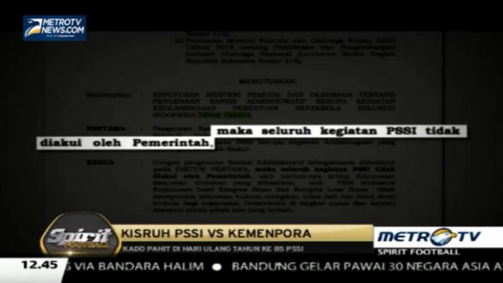 Kado Pahit untuk PSSI