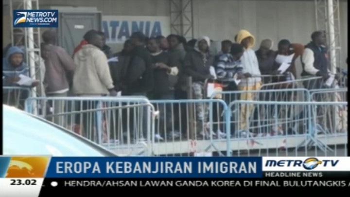 Kebanjiran Imigran, Italia dan Perancis Minta Bantuan Internasional