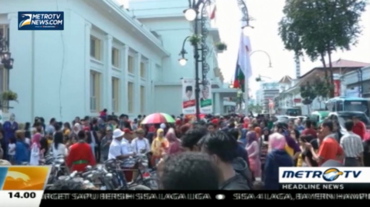 Usai KAA, Warga dan Wisatawan Padati Jalan Asia Afrika 