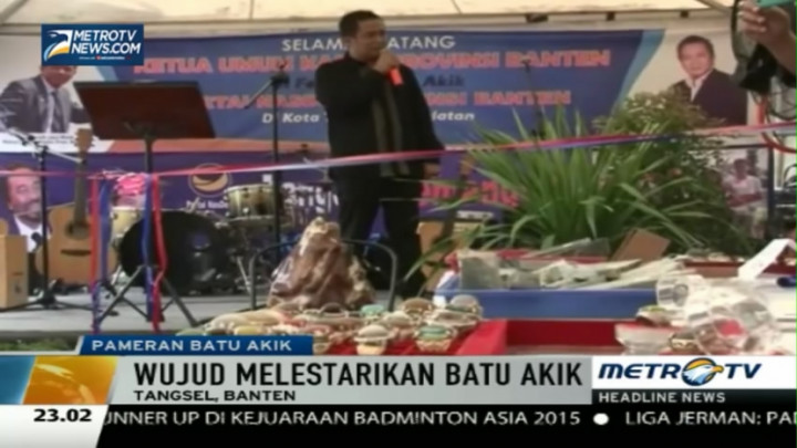 Nasdem Ajak Masyarakat Lestarikan Batu Akik