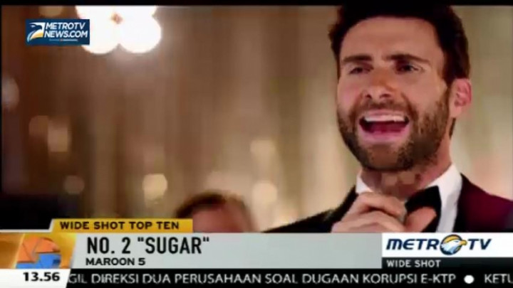 Dua Pekan Bertengger, Maroon 5 Tergeser di Wideshot Top 10 