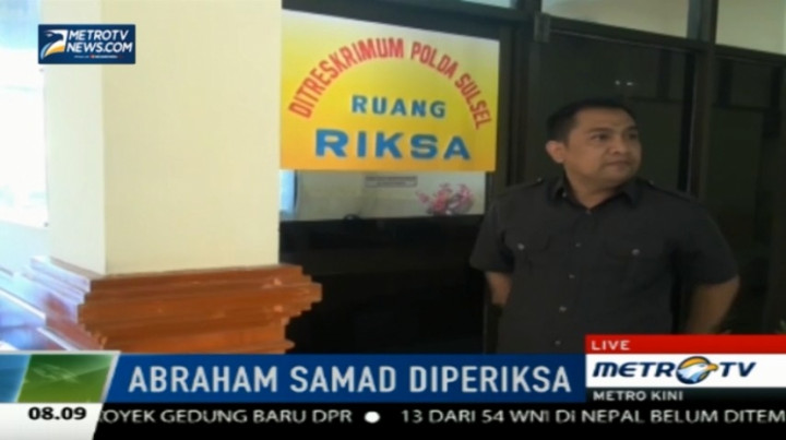 Abraham Samad Kembali Diperiksa Polda Sulsel