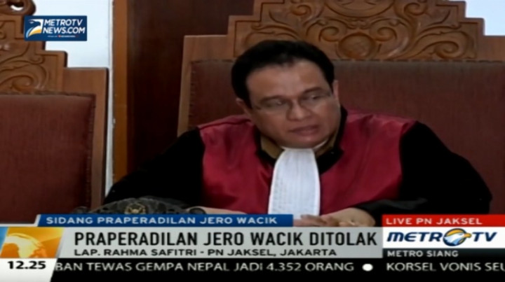 Gugatan Praperadilan Jero Wacik Ditolak 