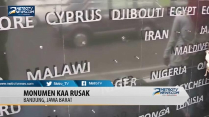 <i>Duh</i>, Monumen KAA di Bandung Rusak