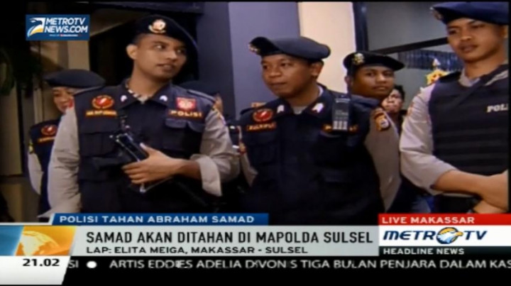 Samad Ditahan, Penjagaan di Mapolda Sulselbar Diperketat