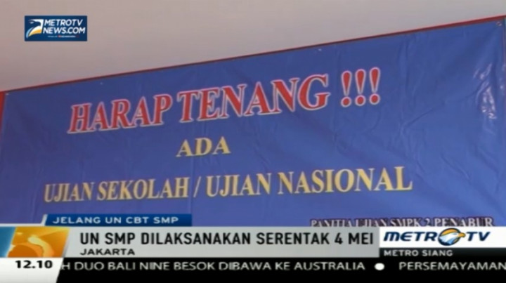 Hanya Satu SMP di Jakarta Siap Ikuti UN CBT