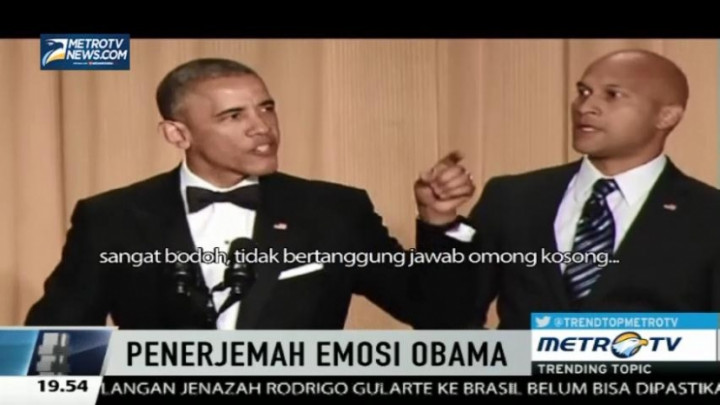 Penerjemah Kemarahan Obama Menjadi <i>Hits</i> di <i>Youtube</i>