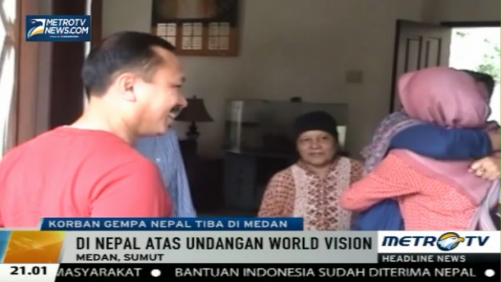 WNI yang Selamat Gempa Nepal Telah Pulang ke Medan