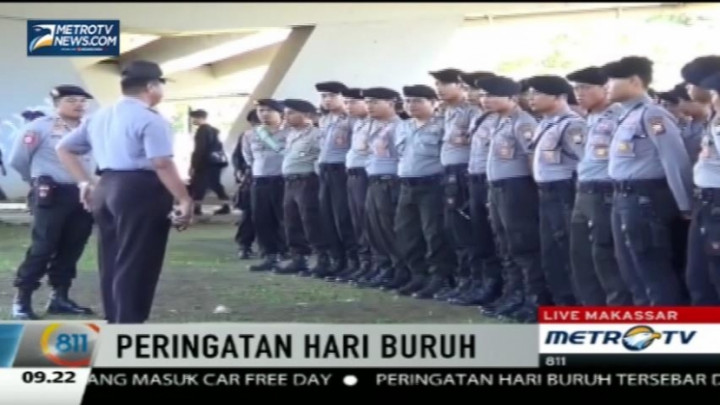 Amankan May Day, Kepolisian Makassar Kerahkan 1.163 Personel