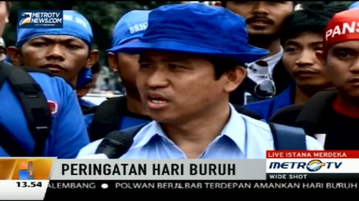 Inilah Tuntutan Buruh di Istana Merdeka